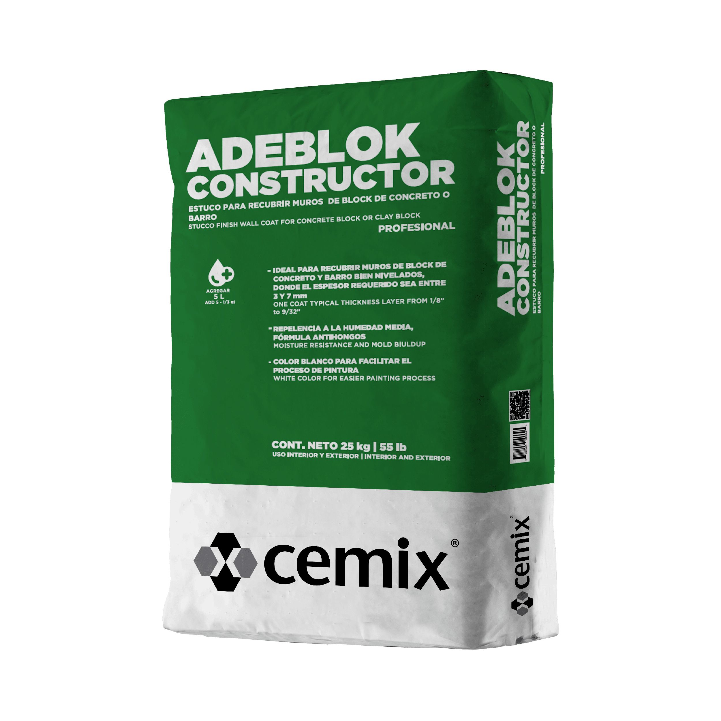 ADEBLOK CONSTRUCTOR 40KG, CEMIX