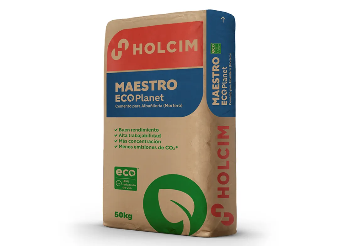 MORTERO CEMENTICIO 50KG PARA ALBAÑILERIA (MAESTRO), CEMENTOS HOLCIM