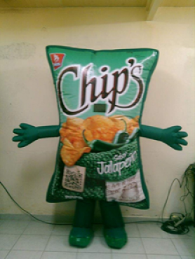 BOTARGA CHIPS, PUBLICIDAD INFLABLE