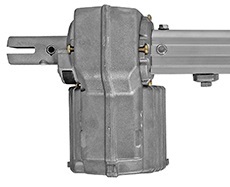 PIVO AVIÓN DE 1/4HP ANALOGICO CON RIEL DE 2.00 MT PPA