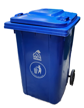 CONTENEDOR CON LLANTAS HEAVY DUTY 360L, GORILLA