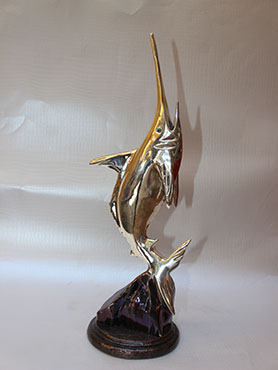 PEZ VELA MEDIANO EN ARTESANÍAS DE PLATA 