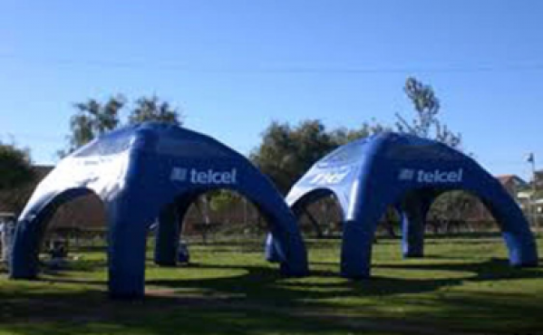 ARCO TELCEL, PUBLICIDAD INFLABLE