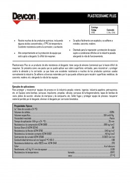 Plasticeramic Plus Pasta Azul, Adhesivo Epóxico con carga de aluminio
