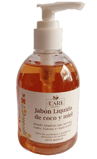 JABÓN LÍQUIDO MIEL, JABONES ARTESANALES 