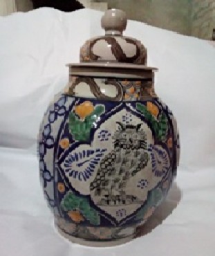 TIBOR TALAVERA CALABAZA DE 35 CM DE ALTURA