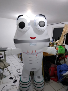 BOTARGA DINOSAURIO, PUBLICIDAD INFLABLE