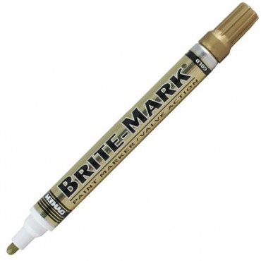 BRITE-MARK ORO. MARCADOR DE TINTA PERMANENTE MEDIANO.