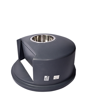 TAPA PUSH Y CENICERO HEAVY DUTY PARA BOTE DE 120L, GORILLA