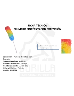 PLUMERO SINTÉTICO C/EXTENSIÓN, GORILLA