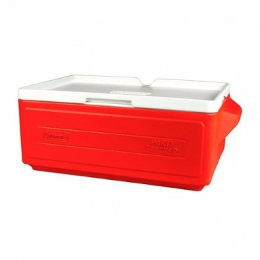 HIELERA PARTY STACKER 25 QT ROJA, COLEMAN