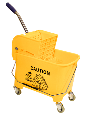 CUBETA AMARILLA CON PRENSA 20 L, GORILLA