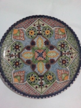 TALAVERA PLATO DE 25 CM DE DIAMETRO
