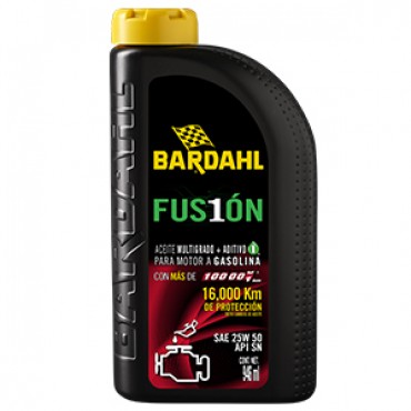 BARDAHL PARA MAS DE 100,000 KM, 25W50 SL DOYPACK, 946 ML, BARDAHL