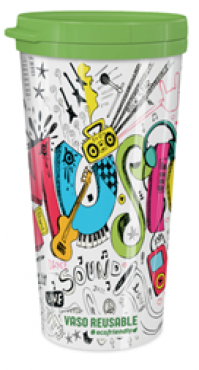 CAFETERO TALL DE 16OZ, NYC PLÁSTICOS