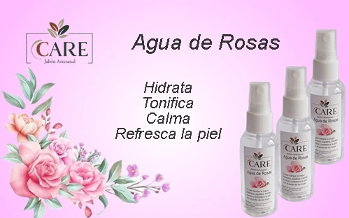 AGUA DE ROSAS, JABONES ARTESANALES 