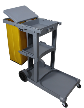 CARRO CONSERJE CON TAPA Y BOLSA HEAVY DUTY, GORILLA