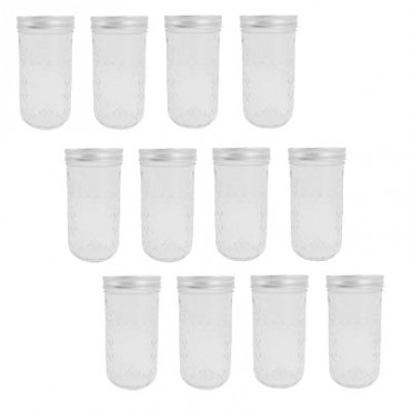 FRASCOS QUILTED JELLY JAR 12oz (355ml) B.R. 12-PK BAL