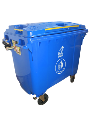 CONTENEDOR CON LLANTAS HEAVY DUTY 660L, GORILLA