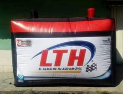 INFLABLE DE BATERIA LTH, PUBLICIDAD INFLABLE