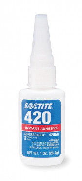 ADHESIVO INSTANTANEO USO INDUSTRIAL VISCOSIDAD CP 1-15 20 GR (0.70 OZ) (SUPER BONDER) (420-03) LOCTITE