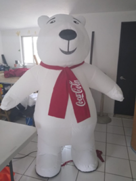 BOTARGA OSO COCA-COLA, PUBLICIDAD INFLABLE