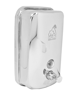 DESPACHADOR ACERO INOX JABÓN LÍQUIDO 1 L, GORILLA
