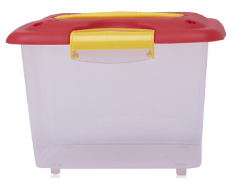 Caja grande con grapa y asa