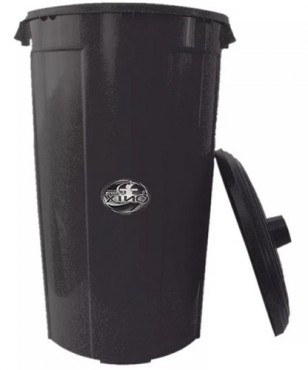 BOTE JUMBO 100 ONIX CON TAPA, INDUPLASTIC