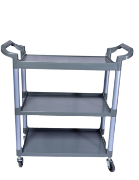 CARRO DE SERVICIO 3 NIVELES SOPORTES ALUMINIO, GORILLA