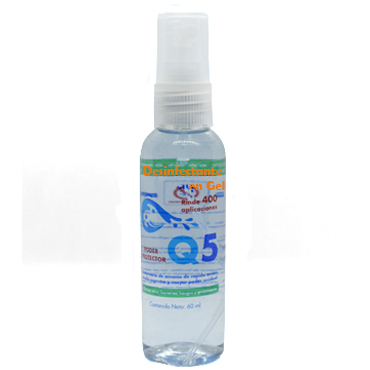 DESINFECTANTE EN GEL Q5 60ML, MEDISVET