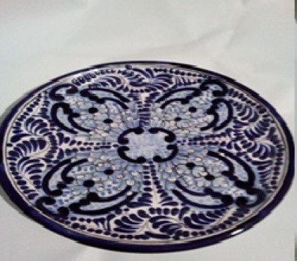 PLATO TALAVERA COMAL DE 25 CM