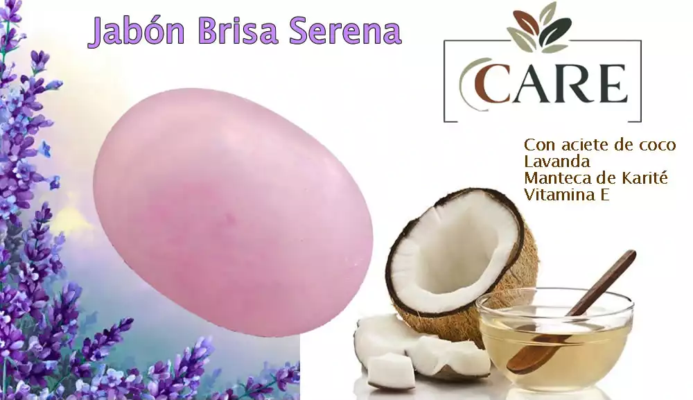 JABÓN BRISA SERENA, JABONES ARTESANALES CARE