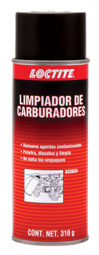 LIMPIADOR AUTOMOTRIZ PARA CARBURADOR 310 GR (10.9 OZ), LOCTITE