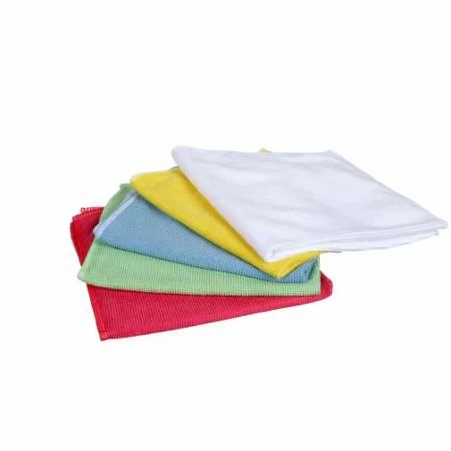 TOALLA PARA LIMPIEZA CON MICROFIBRA 36CMX36CM AMARILLO