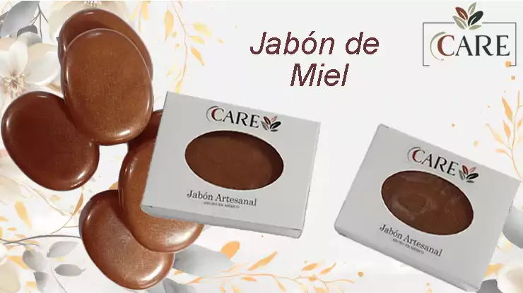 JABÓN DE MIEL DE ABEJA Y ALMENDRA, JABONES ARTESANALES 