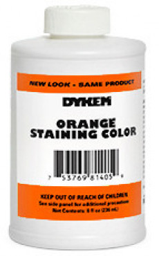 STAINING COLOR NARANJA, DYKEM