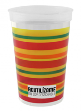 VASO DE 17OZ. rayAS, NYC PLÁSTICOS
