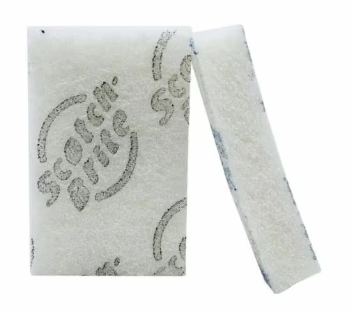 ALMOHADILLA DE FIBRA BLANCA NO ABRASIVA 3/8 X5/4 X1/2 (92MMX146MM)