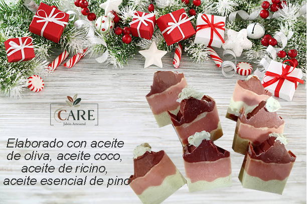 Jabon artesanal DE NAVIDAD
