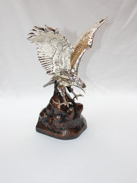 AGUILA PESCADORA ARTESANÍAS DE PLATA