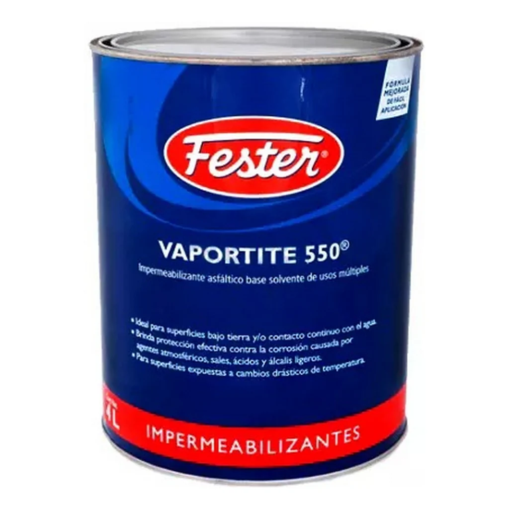 IMPERMEABILIZANTE ASFALTICO BASE SOLVENTE 4 LT (VAPORTITE 550)