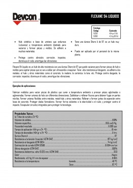 Flexane Líquido. Compuesto reparador de uretano flexible	