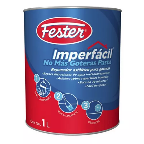 TAPA GOTERAS 1 LT (FESTER IMPERFACIL NO MAS GOTERA PASTA)