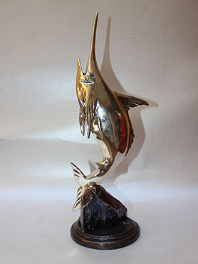 PEZ VELA MEDIANO EN ARTESANÍAS DE PLATA 