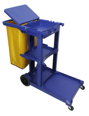 CARRO CONSERJE CON TAPA Y BOLSA HEAVY DUTY, GORILLA