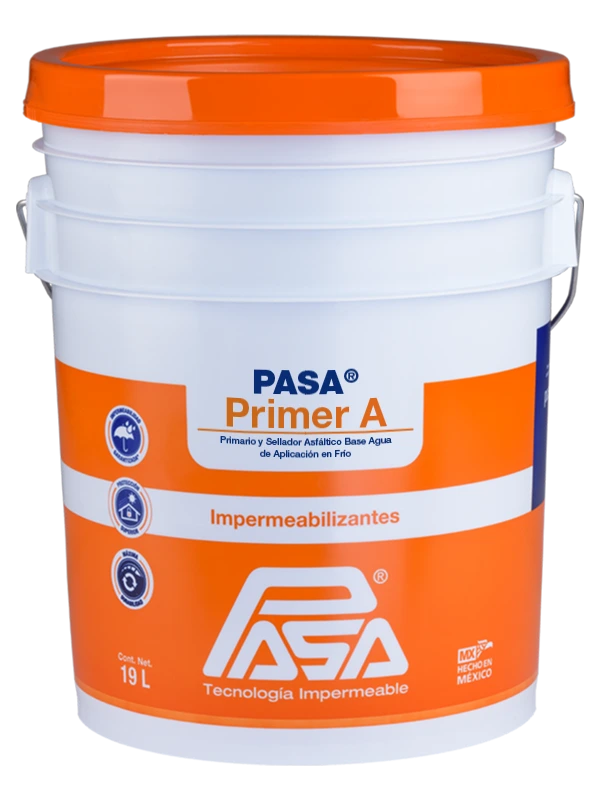 PRIMARIO Y SELLADOR ASFALTICO BASE AGUA 19 LT (PASA PRIMER A)