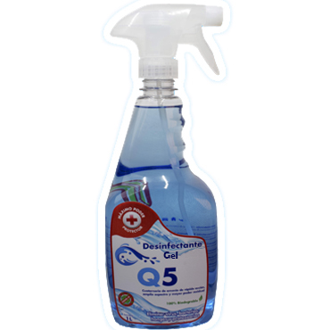 DESINFECTANTE EN GEL Q5 1L, MEDISVET