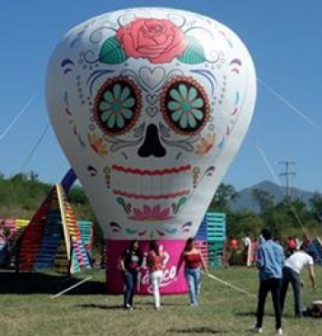 GLOBO DE CATRINA, PUBLICIDAD INFLABLE