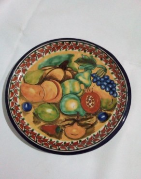 TALAVERA PLATO DE 25 CM DE DIAMETRO